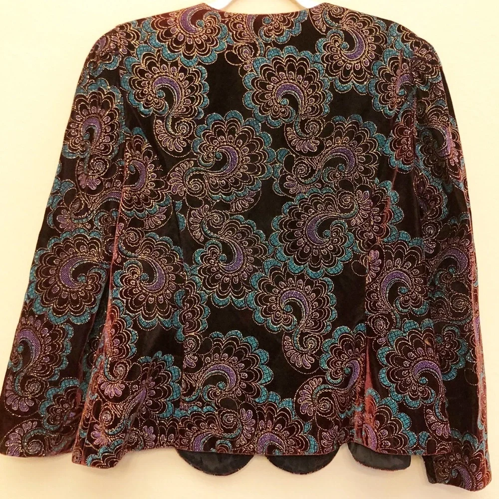 vintage Nahnah floral blazer size 14w - Picture 2 of 6